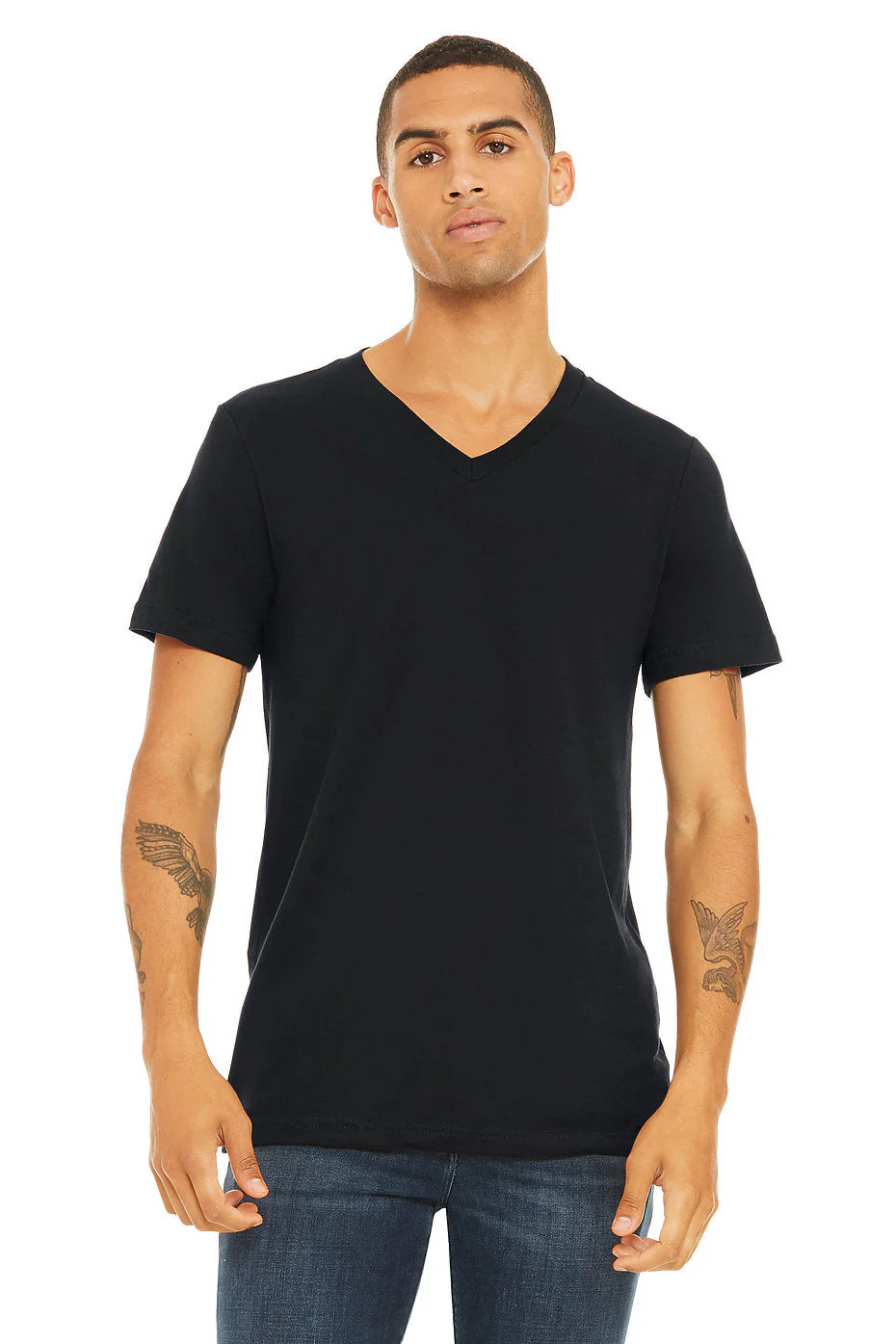 BELLA  3005 UNISEX JERSEY SHORT SLEEVE V-NECK TEE (2XL - 3XL) - Image 17