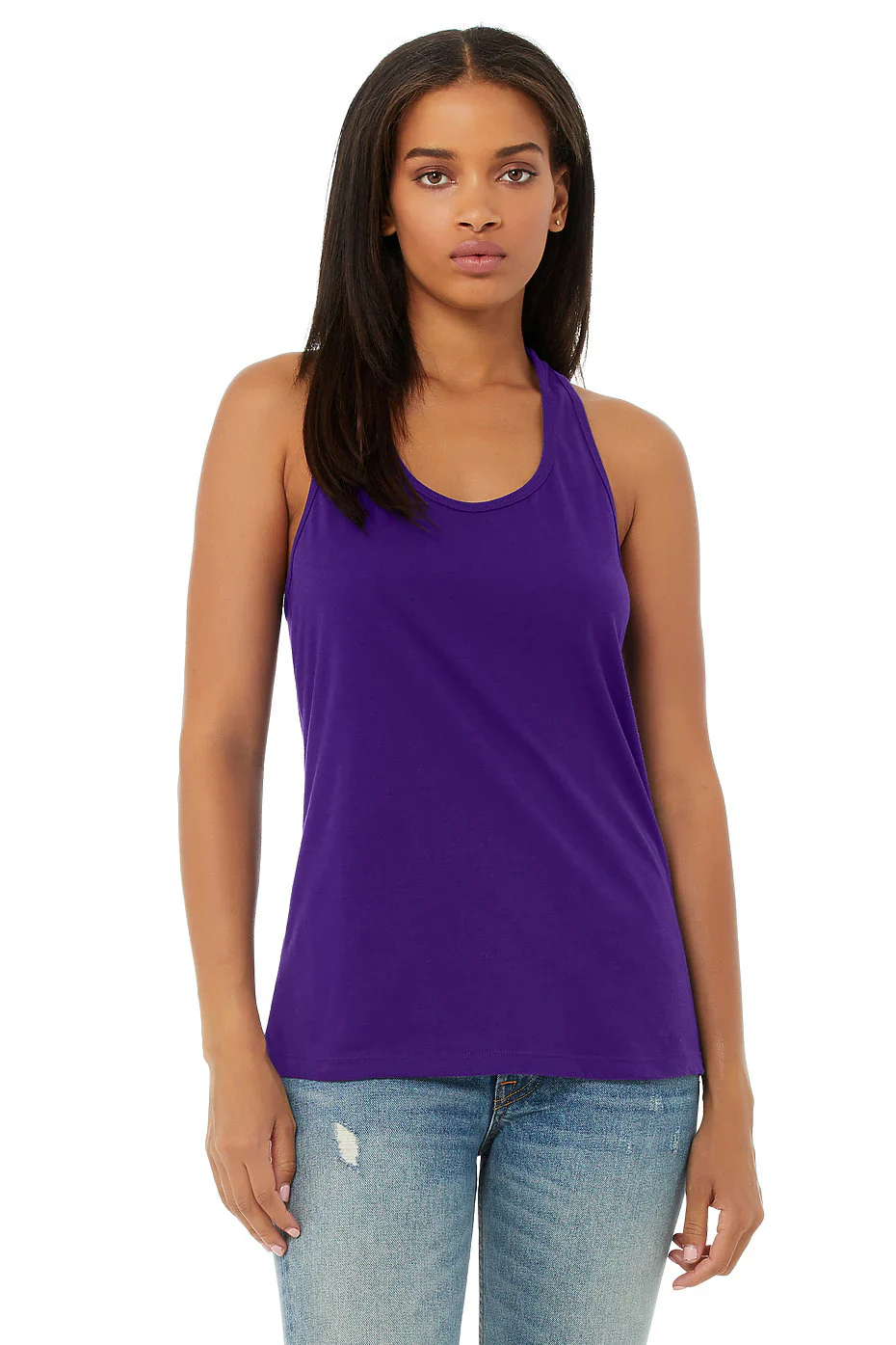 BELLA 6008 WOMEN'S JERSEY RACERBACK TANK - Image 10
