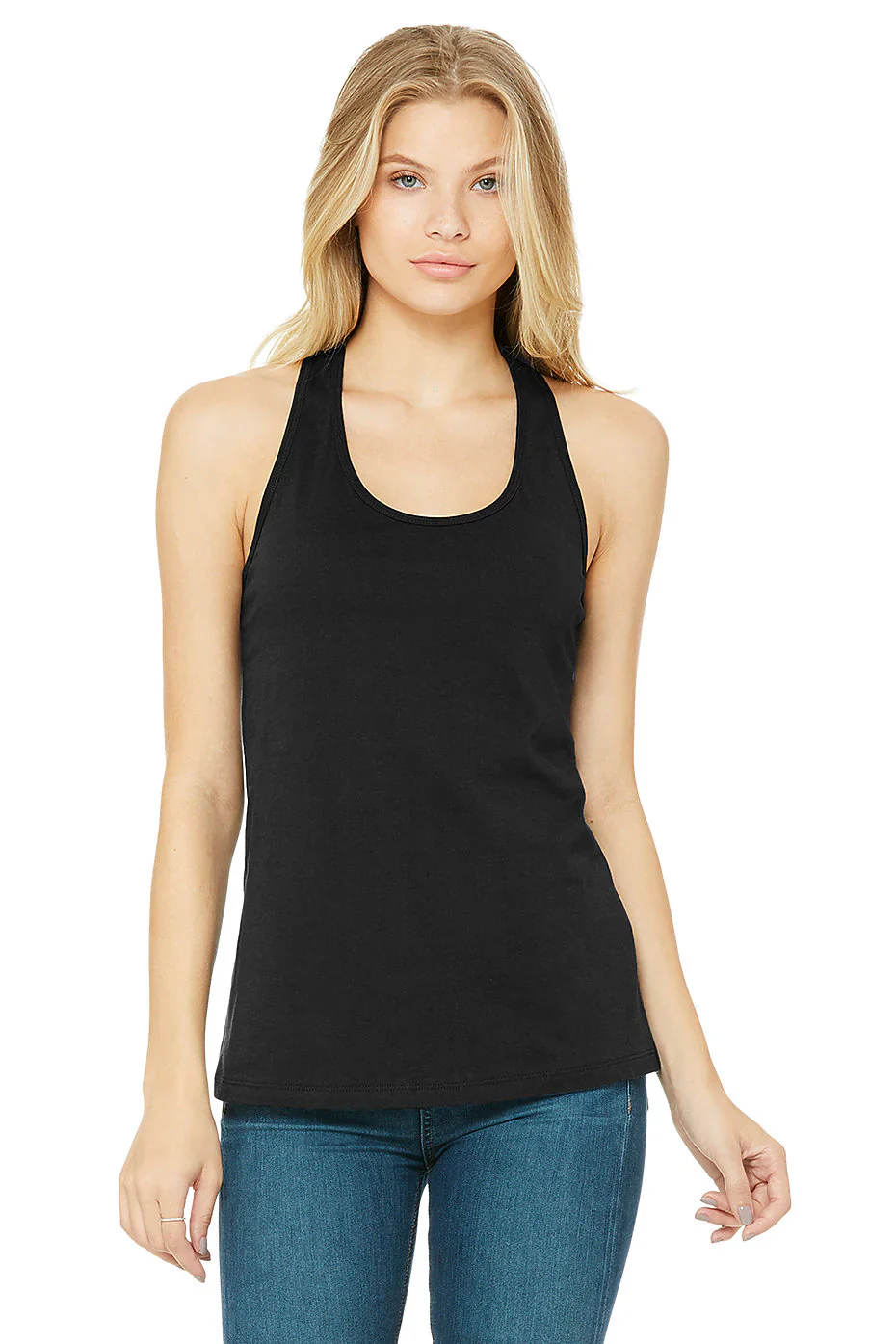 BELLA 6008 WOMEN'S JERSEY RACERBACK TANK - Image 5