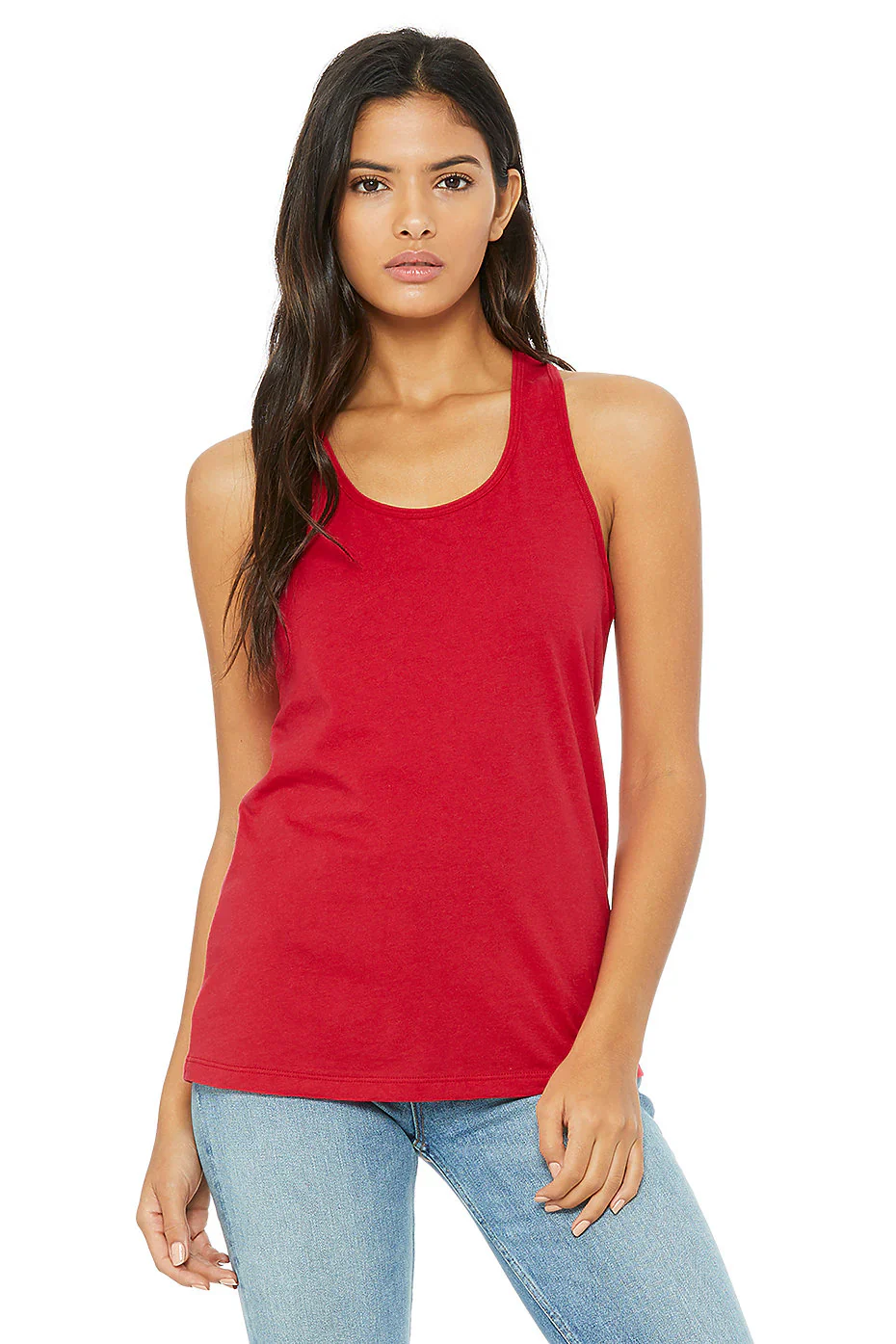BELLA 6008 WOMEN'S JERSEY RACERBACK TANK - Image 6