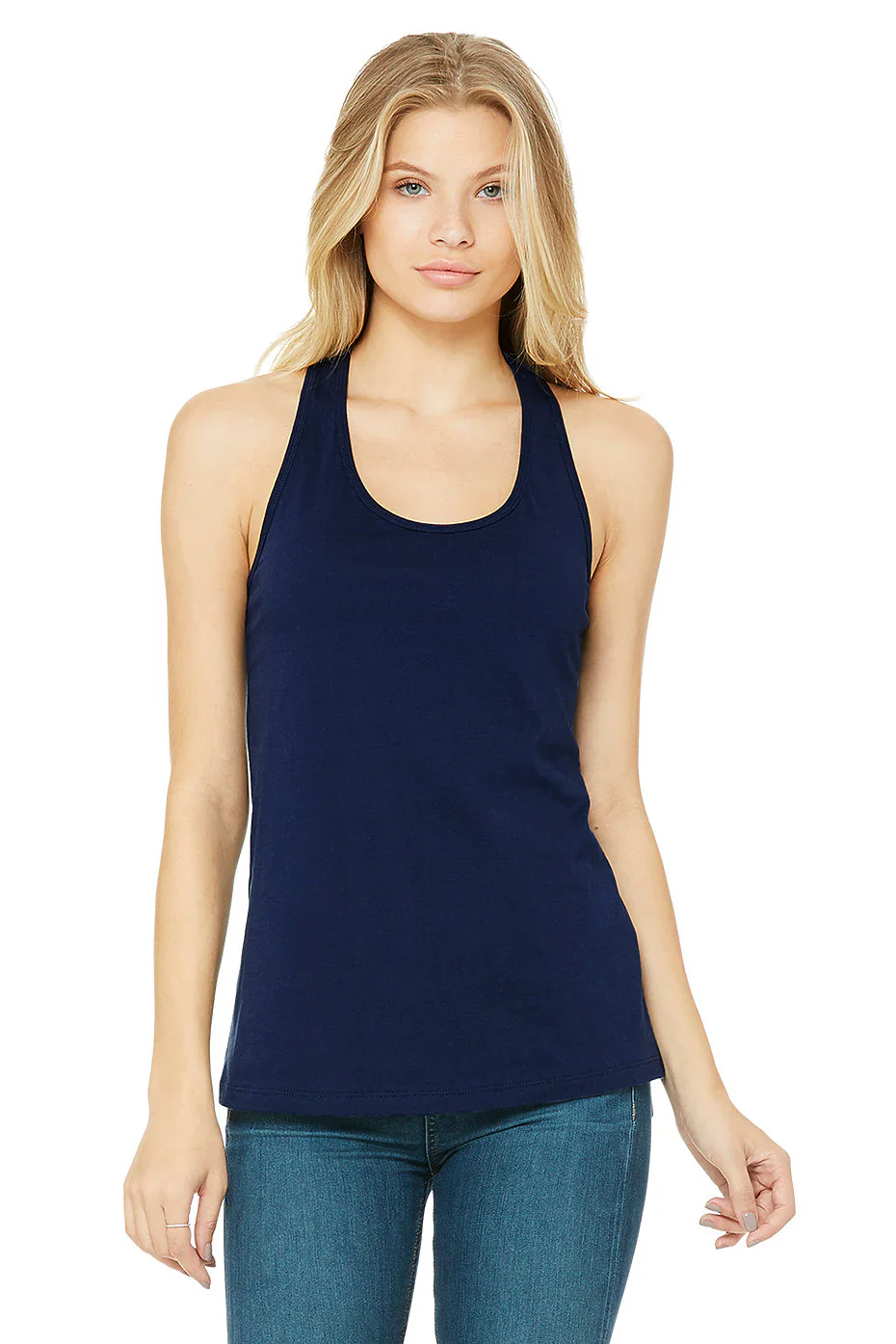BELLA 6008 WOMEN'S JERSEY RACERBACK TANK - Image 7