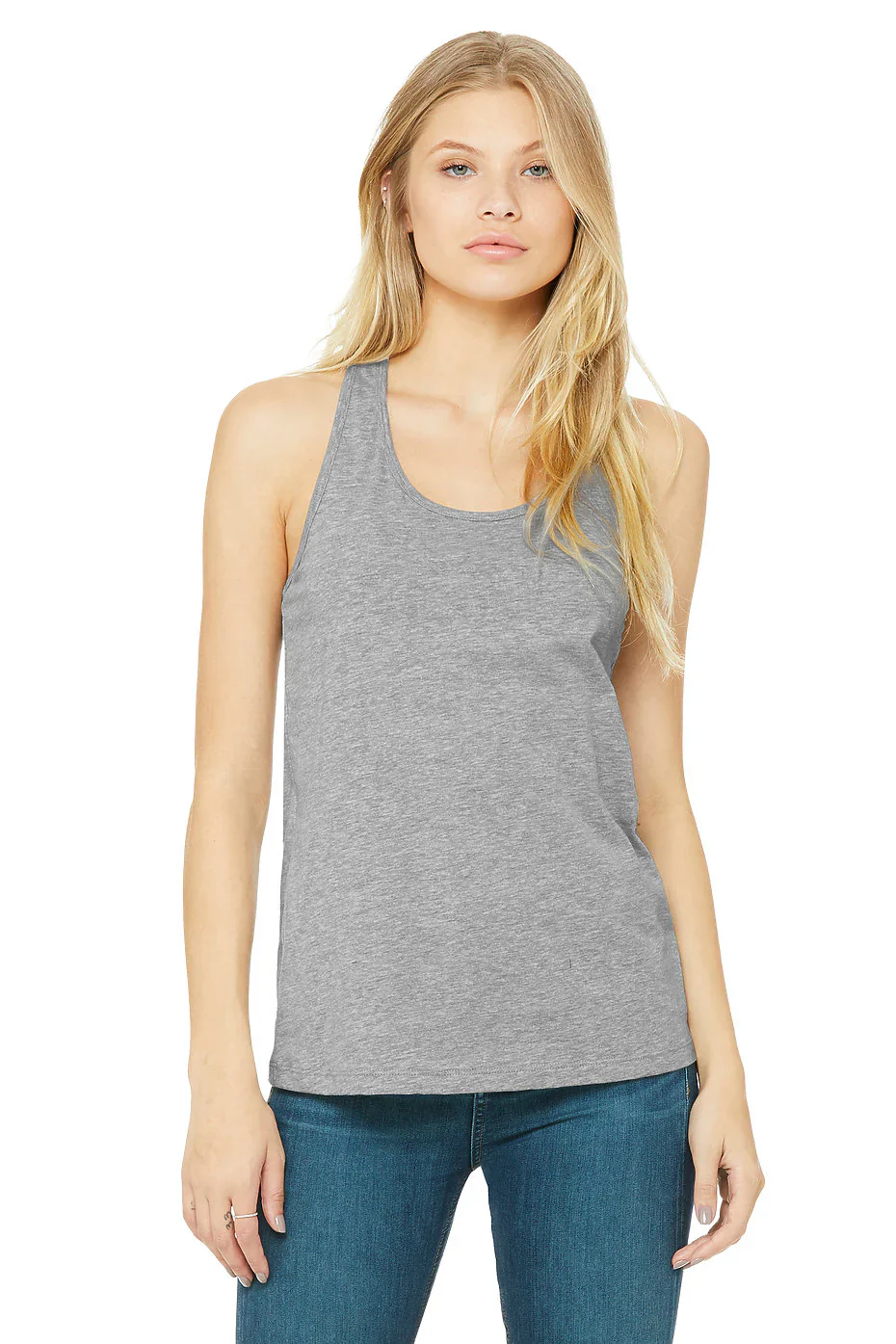 BELLA 6008 WOMEN'S JERSEY RACERBACK TANK - Image 8