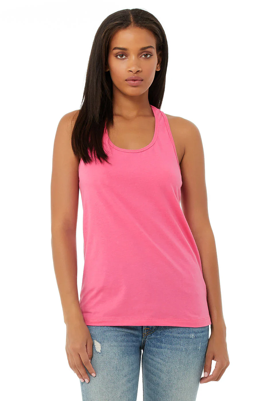 BELLA 6008 WOMEN'S JERSEY RACERBACK TANK - Image 9