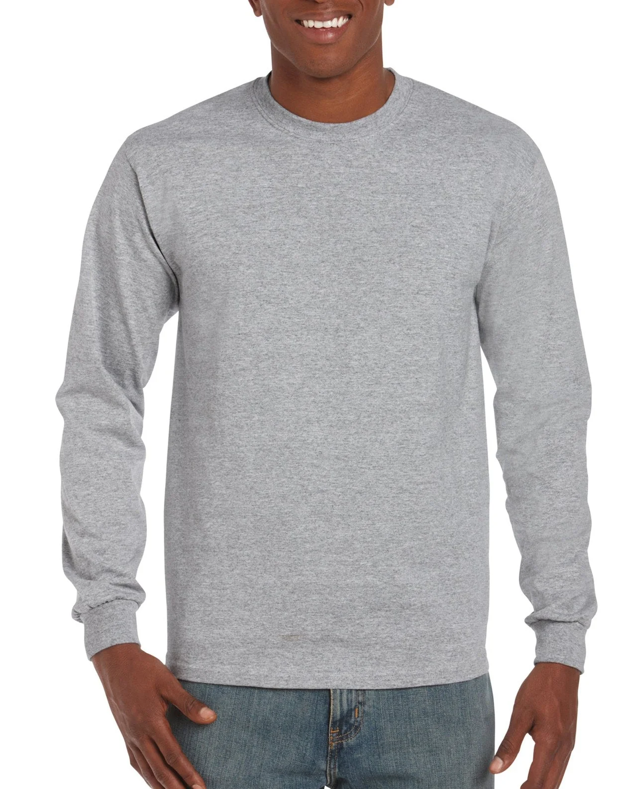 Gildan G5400 Unisex Classic Long Sleeve T-Shirt - Image 5