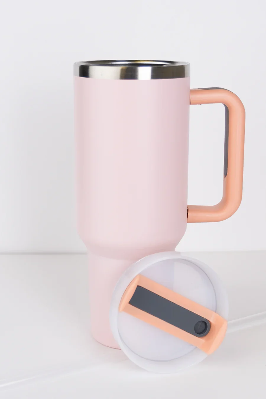 RoadSip Stainless Steel Tumbler with Handle and Sip 40 oz. - Image 12