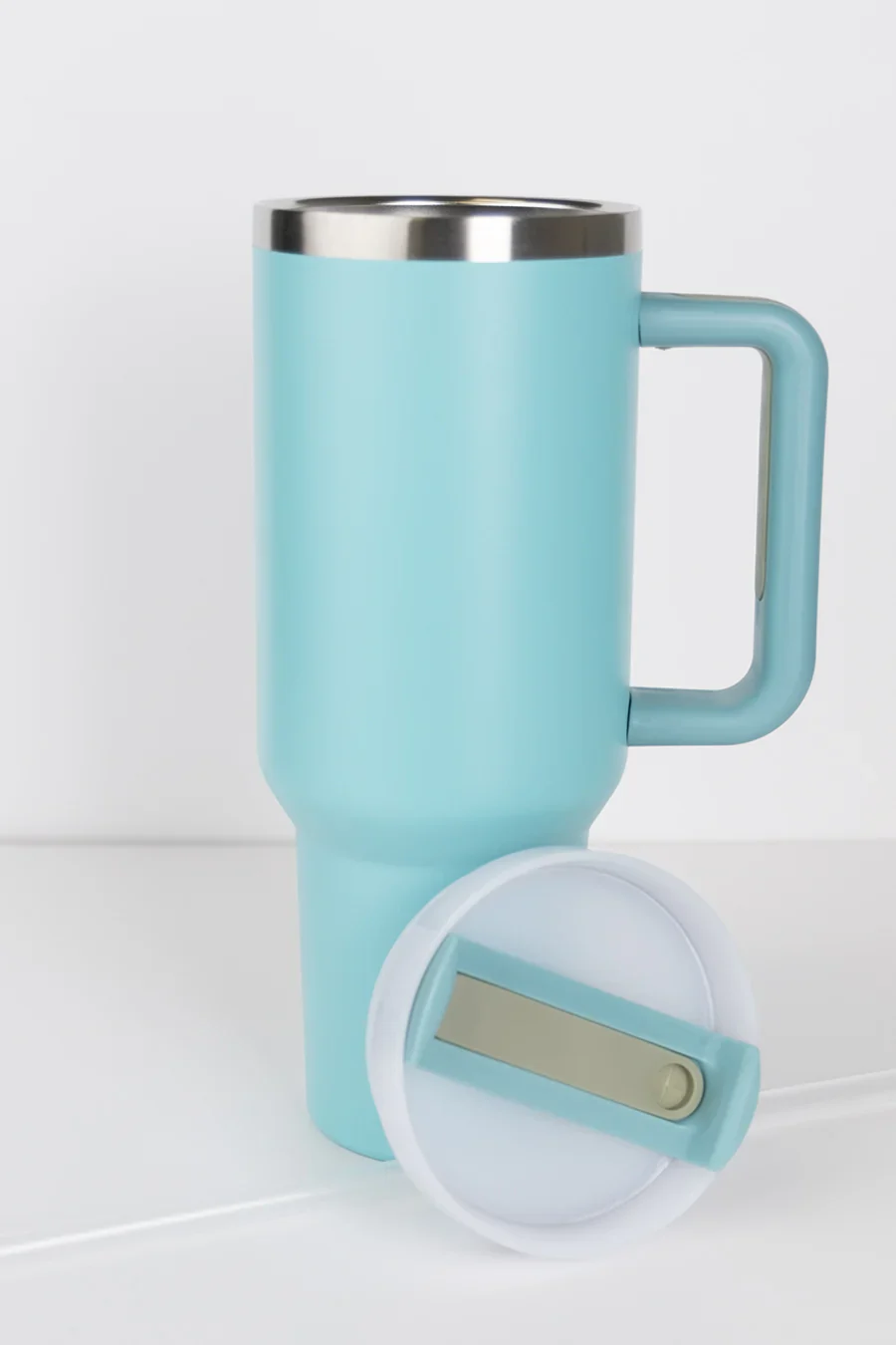 RoadSip Stainless Steel Tumbler with Handle and Sip 40 oz. - Image 16